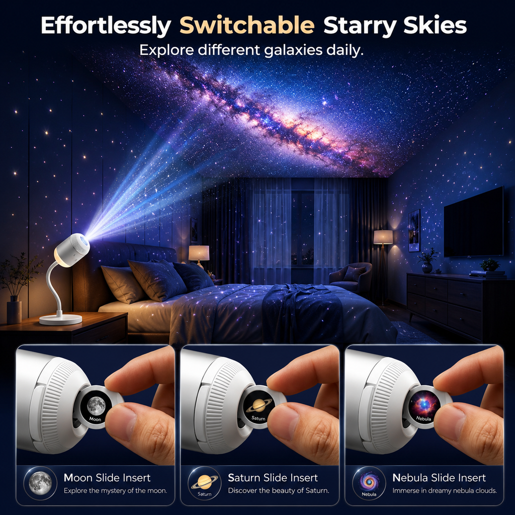 Galaxy Projector Night Light