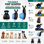 Foldable Portable Pet Poop Scooper