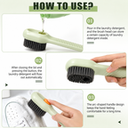 Liquid Dispensing Shoe Brush