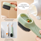 Liquid Dispensing Shoe Brush