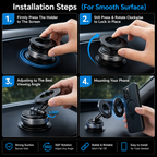 360° Magnetic Car Phone Mount